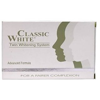 Classic WHITE TWIN WHITENING SYSTEM SOAP Classic WHITE TWIN WHITENING SYSTEM SOAP