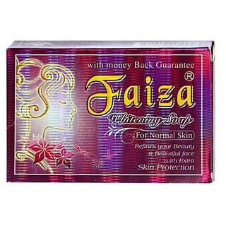                       Faiza Natural Herbal Whitening Soap For All Skin Types 90g                                              