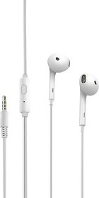 Portronics POR-678 Conch Beta Wired Headset (White, In the Ear)