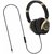 Nu Republic Starboy W Wired Headset (Gold, Black, On the Ear)