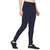 Haoser Slim fit Women's track pant, Gym wear navy blue and light grey lower