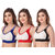 Stylish Sport Bra for Exercise for Girls and Women Pack of 3