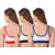 Non Padded Daily Workout Sports Gym Bra Combo- Pack of 3