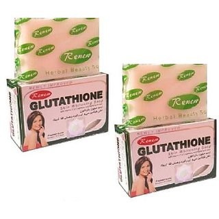                       RENEW GLUTA Skin Whitening And Anti Agening soap(Pack Of 2)                                              