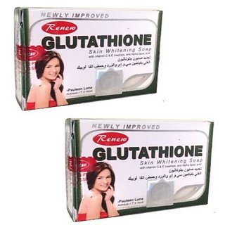 RENEW Gutathione Skin Whitening And Fairness Soap (2 x 135 g) RENEW Gutathione Skin Whitening And Fairness Soap (2 x 135 g)