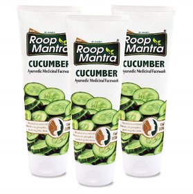Roop Mantra Cucumber Face Wash, 100 ml (Pack of 3)