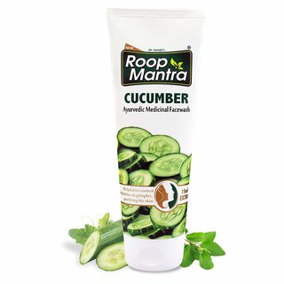 Roop Mantra Cucumber Face Wash 100ml (Herbal Face Wash for All)