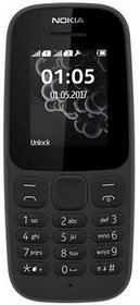 Nokia 105 Dual Sim 2017 (Black)