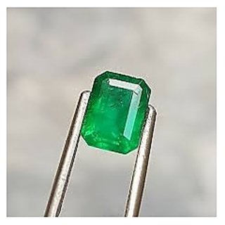                       5 Ratti Natural Certified EMERALD panna Gemstone by CEYLONMINE                                              