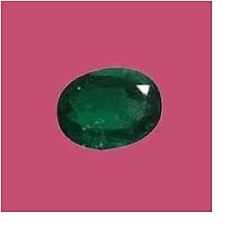                       Emerald Stone 5 Ratti Cultured Certified Loose Precious Panna Gemstone by CEYLONMINE                                              