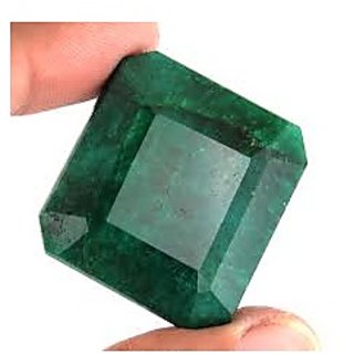                       Certified Panna 5 Carat Astrological Stone By CEYLONMINE                                              