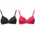 Solid Wirefree Padded Bra Combo Pack of 2