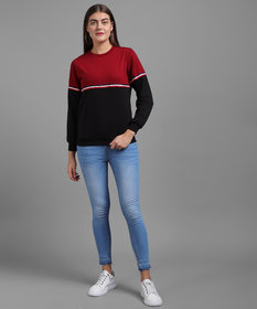 Vivient Red Black Mid Tape Pullover