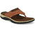 EL PASO Men's Tan Faux Leather Floaters Comfortable Thong Sandals