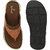 EL PASO Men's Tan Faux Leather Floaters Comfortable Thong Sandals
