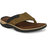 EL PASO Men's Tan Faux Leather Floaters Comfortable Thong Sandals