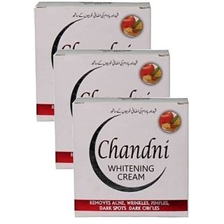                       Chandni Whitening Cream 30g Pack Of 3  (90 g)                                              
