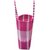 GR Trend Handmade Washable Multipurpose Utility Plastic Wire Grocery Basket Bag / Koodai (Pink)