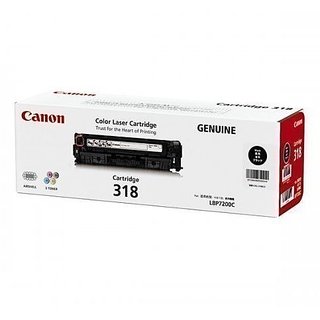 Canon 318 Toner Cartridge Black For Use imageCLASS LBP7680Cx ,LBP7200Cdn