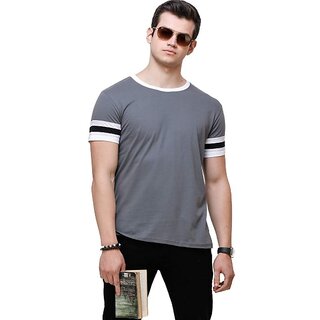 Buy Ruggstar branded t-shirts for men(Black White Baju Patti) Online - Get  39% Off