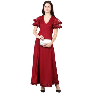 Buy women gown party wear dress Online 1299 from ShopClues