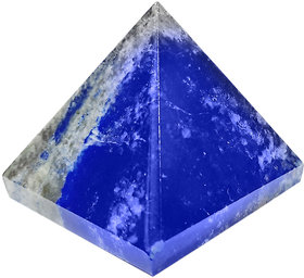 Shubhanjali Natural Lapis Lazuli Pyramid,Stone Pyramid,Crystal Pyramid (120-130 Gm)