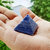 Shubhanjali Natural Sodalite Pyramid Crystal Stone Pyramid (10-15 Gm)