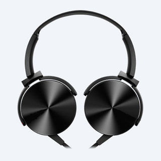 Mettle XB450 Wired Headphone With Mic  (Black, Over the Ear)