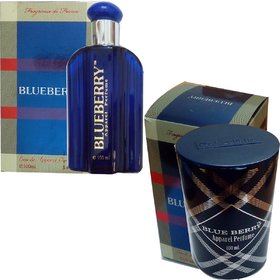 Blueberry Apparel Perfume (100 ml) + Blueberry Apparel Perfume (Jar Packing )( Pack of 2 )