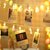 16 LED Photo Clip String Lights for Hanging Photos Cards Memos for Home Office Bedroom Decoration