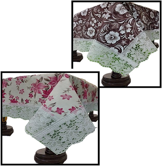 Buy Dealsden Combo Of 2 Non Woven Printed Rectangle Coffee Center Table Cover 60 Inch X 36 40 Inch Multicolor Online 499 From Shopclues