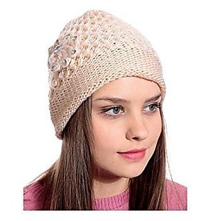 Buy Nandini Girls Woolen warm Cap for 