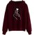 Raabta Maroon Hand Print Sweatshirt For Women by Raabtaa Fashion