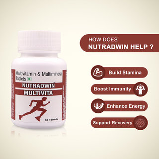 nutradwin multivitamin multimineral antioxidant natural extract ginseng ginkgo biloba extract 60 tablets