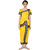 Odissi Odisha State Professional Dance Dress Costume Yellow