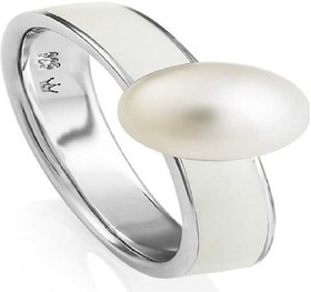 CEYLONMINE-Original Stone Best Quality And Designer Silver Ring Oval Stone 3.00 Ratti For Unisex