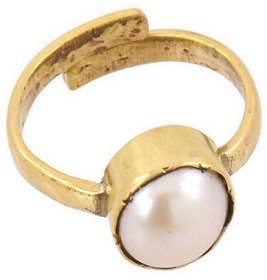 CEYLONMINE- 2.00 Ratti Gold Plating Original Stone Ring For Unisex