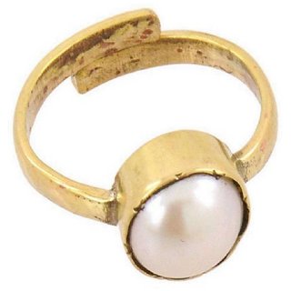 CEYLONMINE- 2.00 Ratti Gold Plating Original Stone Ring For Unisex