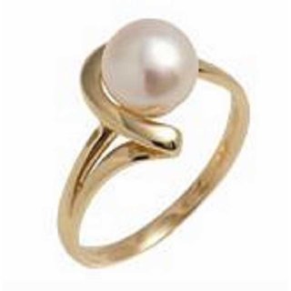                       CEYLONMINE-Gold Plating Ring Pearl Gemstone Best Quailty 2.00 Ratti  Designer Ring                                              