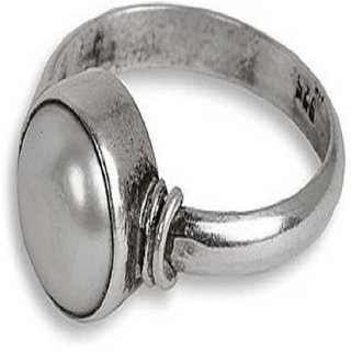                       CEYOLNMINE-Natural 2.00  Ratti Pearl Gemstone Sterling Silver Ring                                              