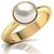 CEYLONMINE- 2.00 Ratti Gold Plating Original Stone Ring For Unisex