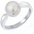 CEYLONMINE-Natural 3.00 Ratti Pearl Stone Sterling Silver Ring For Men&Women