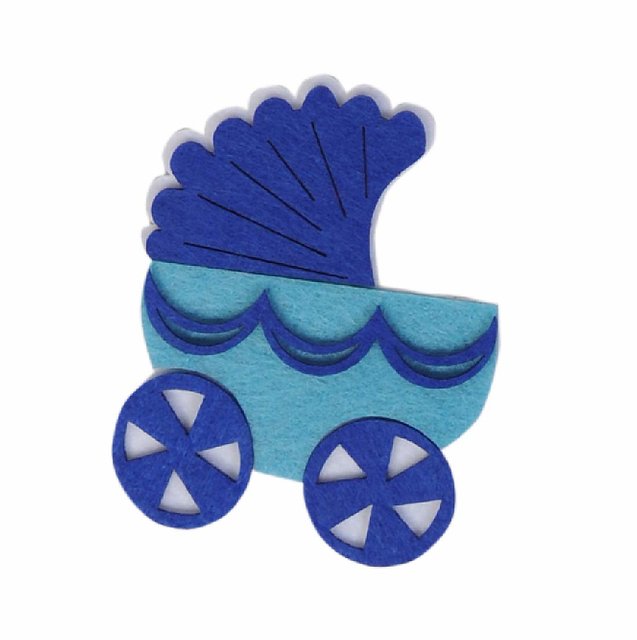 Buy Baby Shower Decoration Gift Packaging Felt 3d Cutouts Motifs Color Bluebaggy Pack Of 10 Pcs Online Get 28 Off