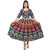 Dhruvi Women Cotton Jaipuri Print Long Gown for Women & Girls