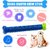 House of Quirk Puppy Brush Dog Toothbrush Chew Toy Stick, Cleaning Massager Nontoxic Pet Teeth Cleaning Toys