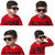 Rozior Black UV Protection Wayfarer Kids Unisex Sunglasses
