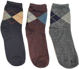 Fashion Fresh Free Size Ankle Length Socks For Men  Women ( Pack of 3)