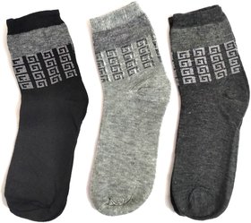 Fashion Fresh Free Size Ankle Length Socks For Men  Women (Pack of 3)