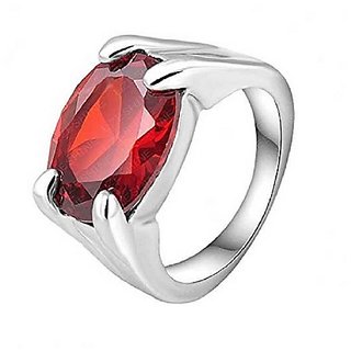 2 Ratti Hessonite Silver Ring With Astrological Stone by CEYLONMINE