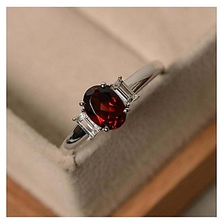 Hessonite 2.5 Ratti 100% Original Gemstone Asthdhatu silver Ring By CEYLONMINE